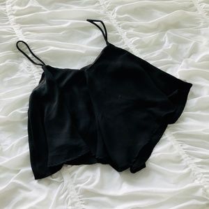 Dainty Hooligan Black Crop Top